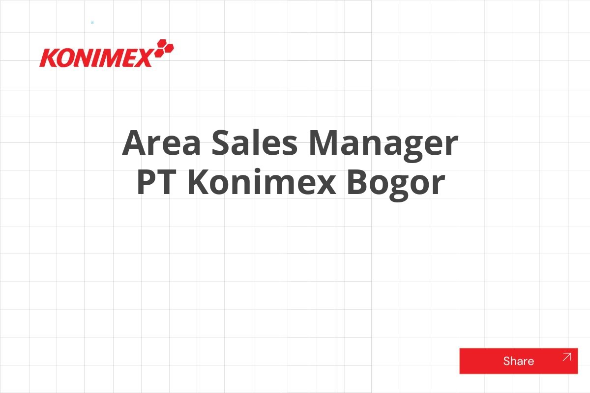 Area Sales Manager PT Konimex Bogor