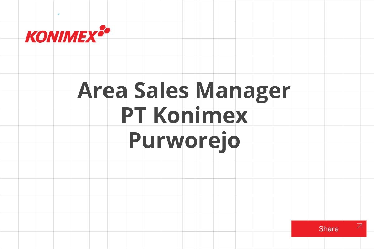 Area Sales Manager PT Konimex Purworejo