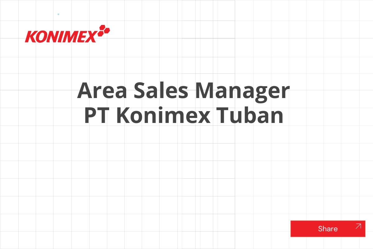 Area Sales Manager PT Konimex Tuban