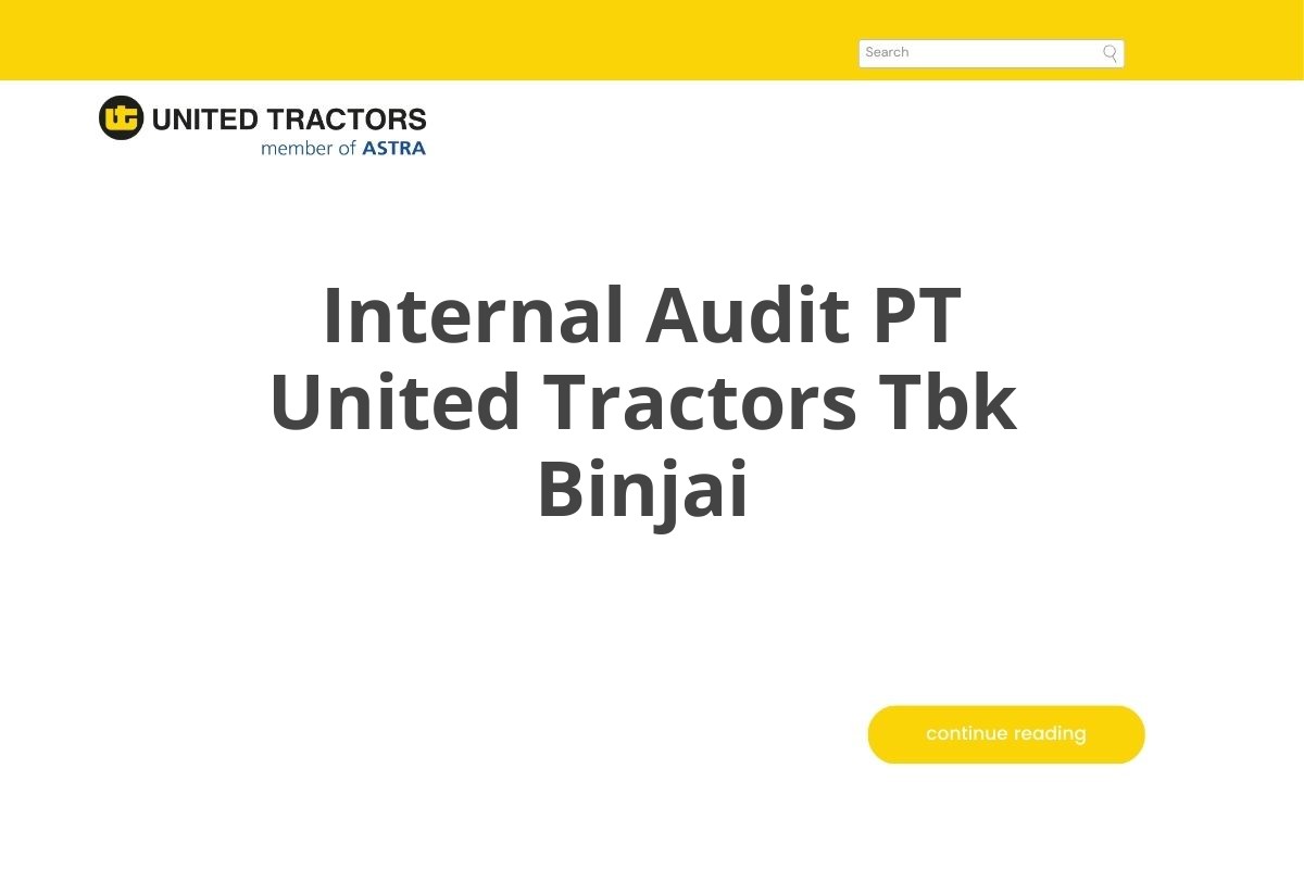 Internal Audit PT United Tractors Tbk Binjai