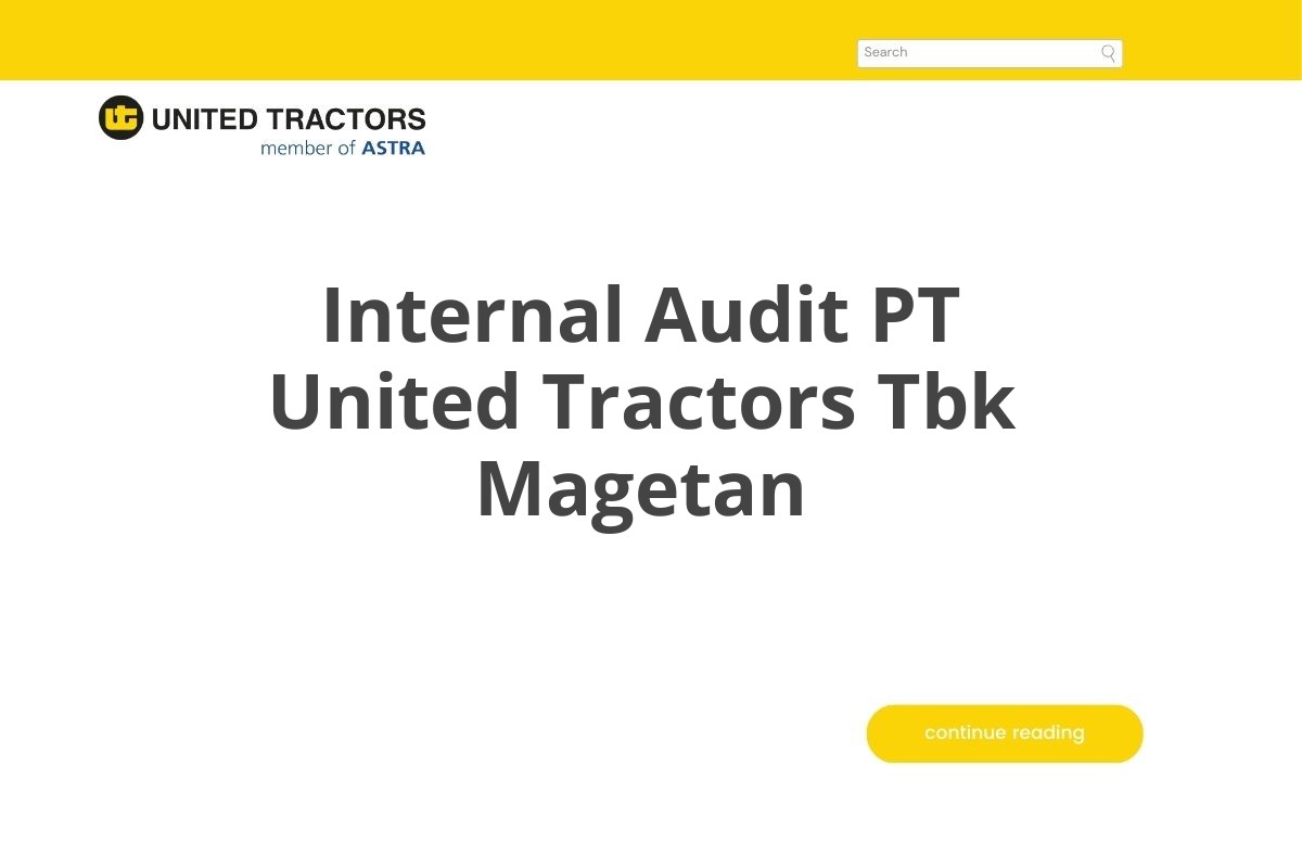 Internal Audit PT United Tractors Tbk Magetan