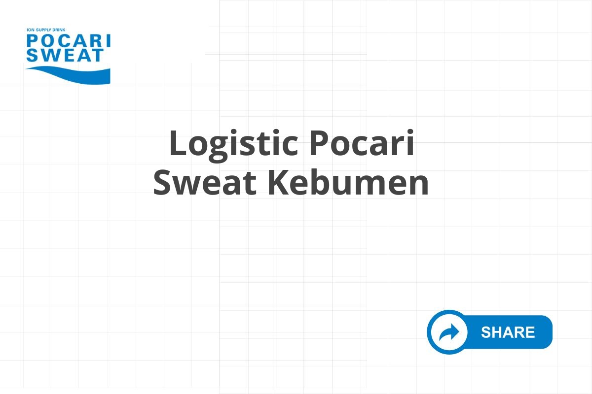 Logistic Pocari Sweat Kebumen