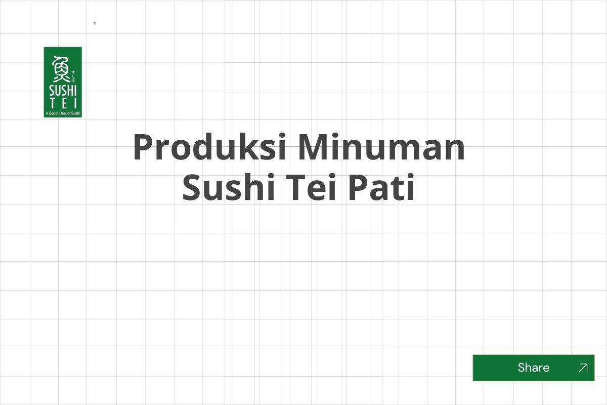 Produksi Minuman Sushi Tei Pati